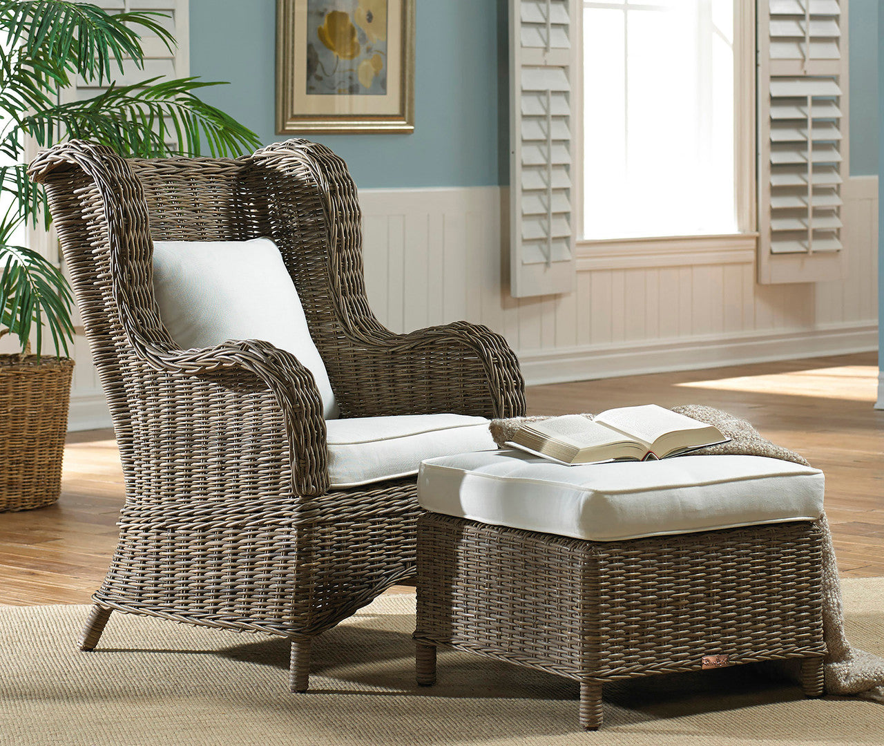 Panama Jack Exuma 2 PC Occasional Chair with Cushions