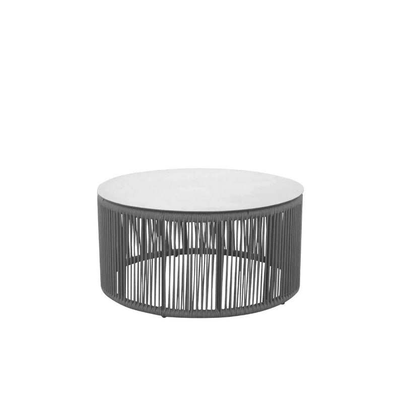 DecoScape Skye Aluminum Outdoor Small Round Coffee Table