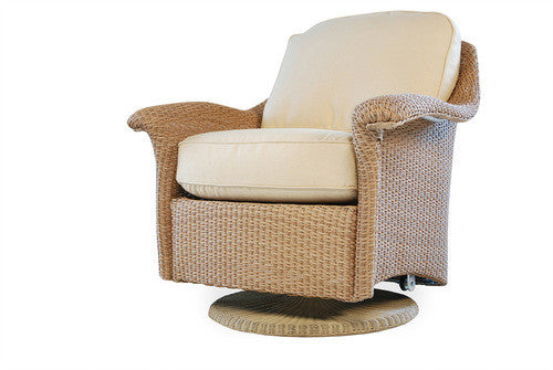 Replacement Cushions for Lloyd Flanders Oxford Wicker Swivel Glider Lounge Chair