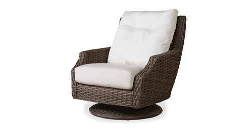 Replacement Cushions for Lloyd Flanders Largo Wicker High Back Swivel Glider Lounge Chair