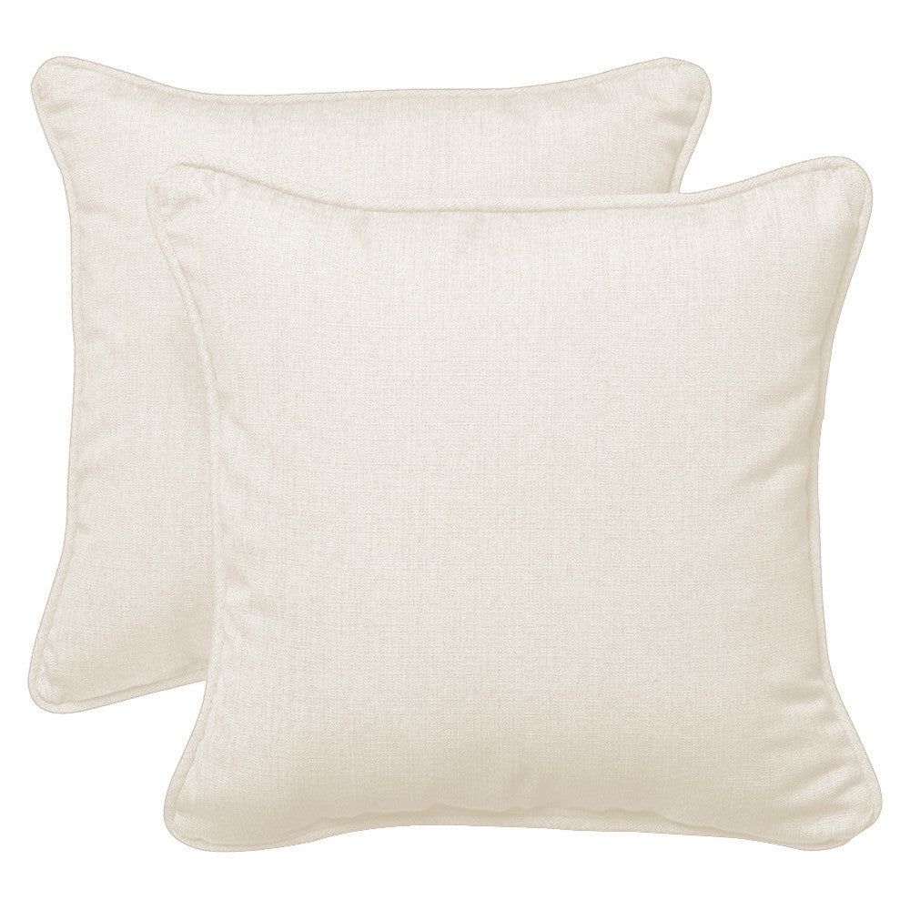 Hospitality Rattan Set of 2 Throw Pillows 18 x 18 (Set of 2)