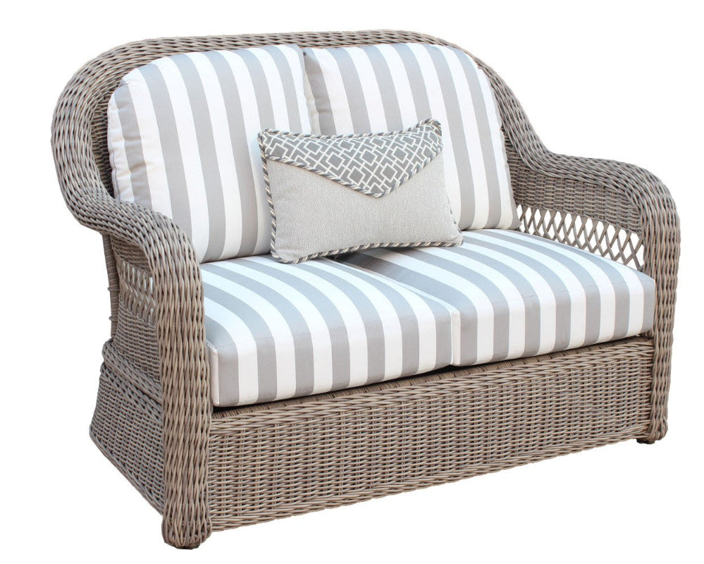 South Sea Rattan Arcadia Wicker Outdoor Loveseat