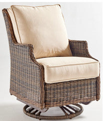 Replacement Cushions for South Sea Rattan Barrington Lounge Chair, Swivel Glider, and Armless Chair
