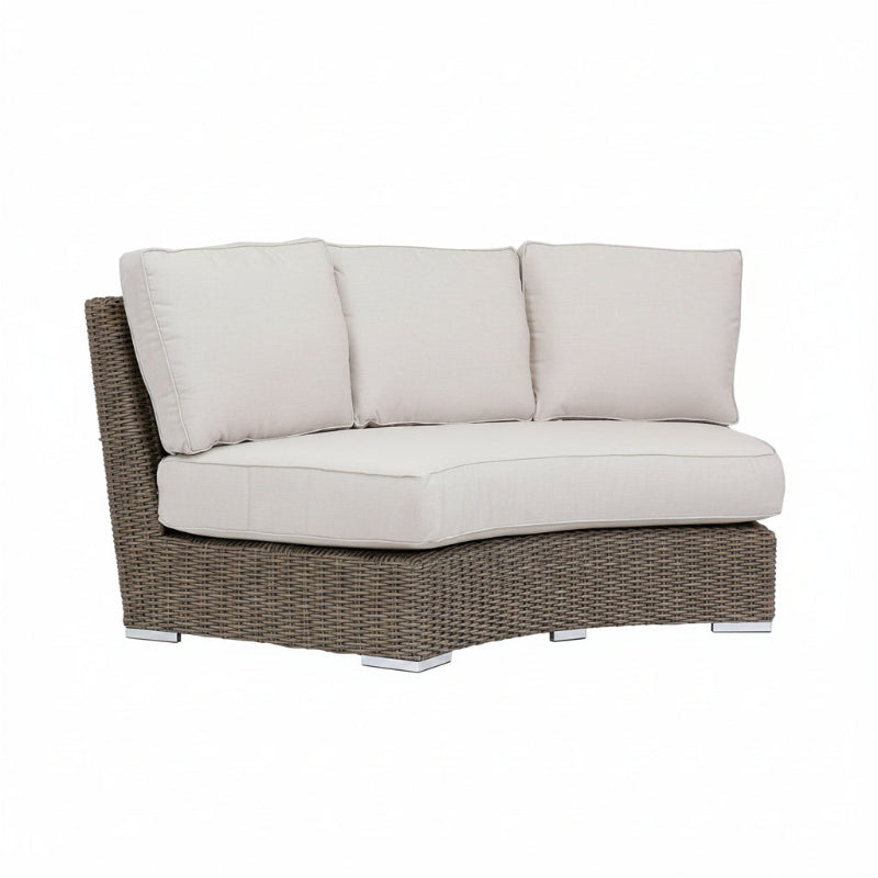 Sunset West Coronado Wicker Curved Loveseat Cushions