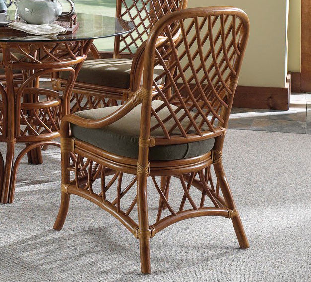 South Sea Rattan Antigua Indoor Dining Side Chair