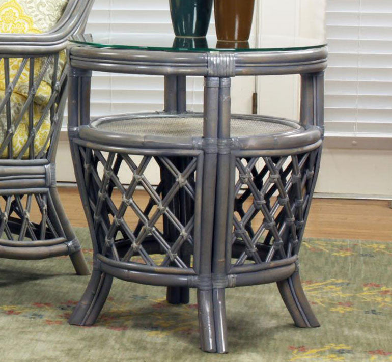 South Sea Rattan Nadine Indoor End Table