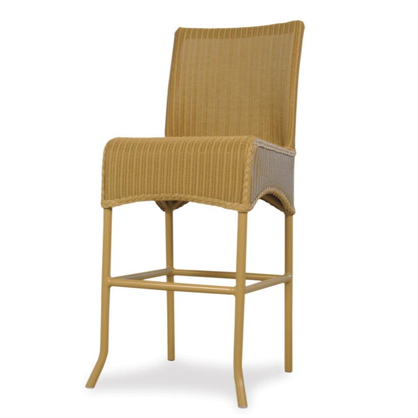 Lloyd Flanders Loom Square Top Bar Stool