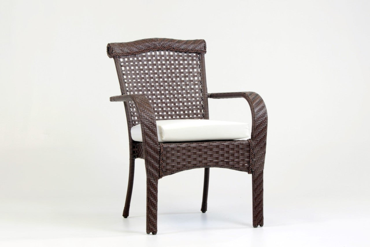 South Sea Rattan Martinique Wicker Dining Arm Chair