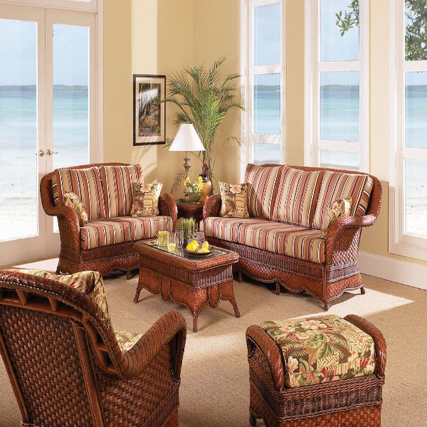South Sea Rattan Autumn Morning Indoor Wicker Living Room Set